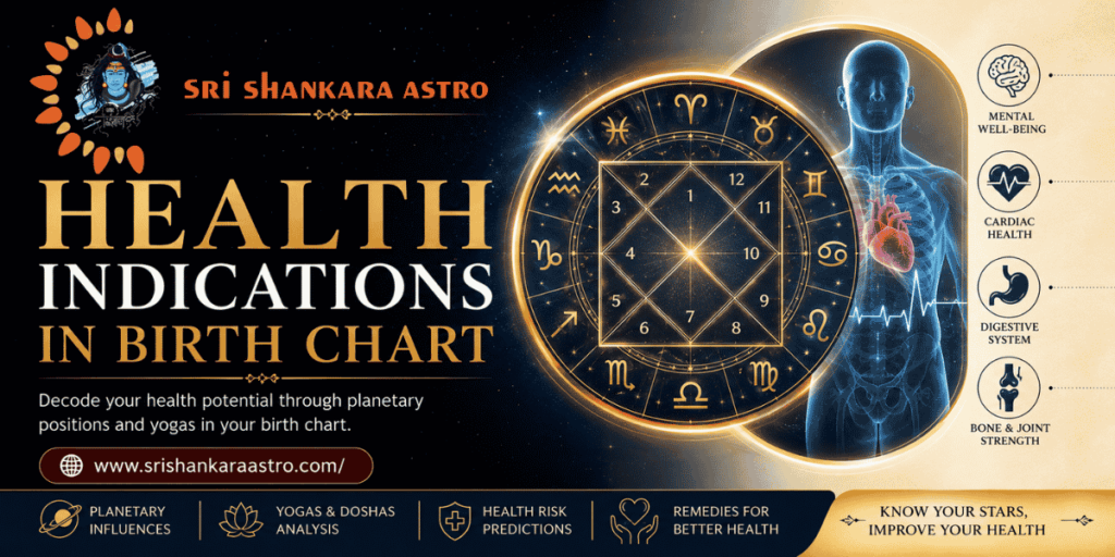 Health Indications in Birth Chart
