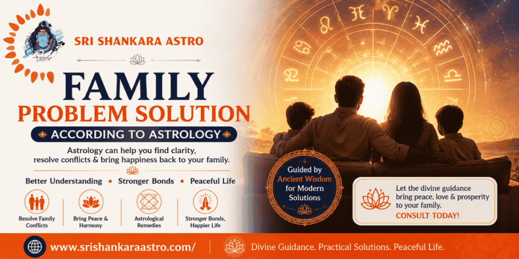 family problem solution According to Astrology